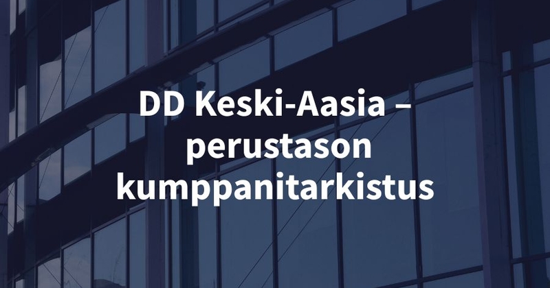 Uusi palvelu jäsenyrityksille: DD Keski-Aasia – perustason kumppanitarkistus
