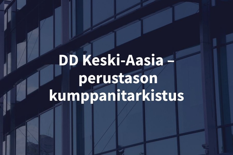 Uusi palvelu jäsenyrityksille: DD Keski-Aasia - perustason kumppanitarkistus