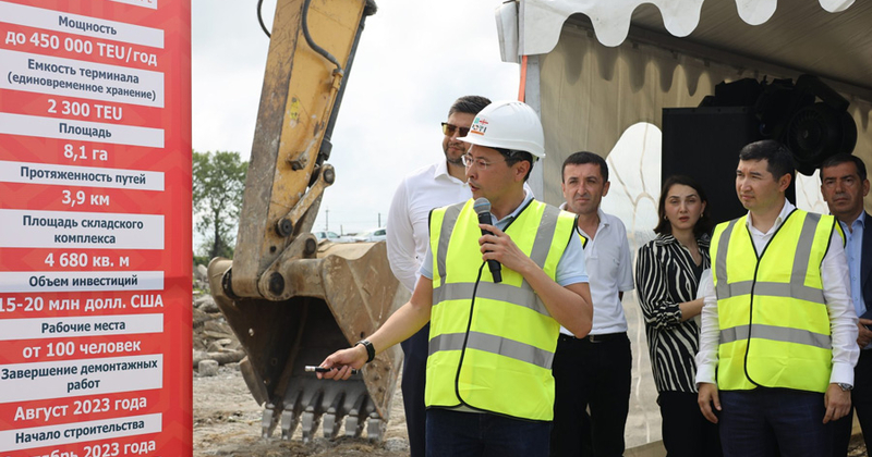 Kazakstanilainen PTC Holding käynnisti logistiikkaterminaalin rakennustyöt Georgiassa