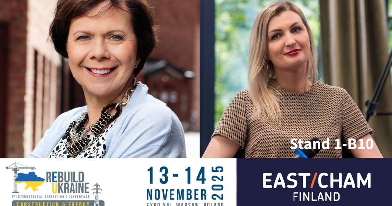 Tule tapaamaan meitä ReBuild Ukraine -messuilla Varsovassa