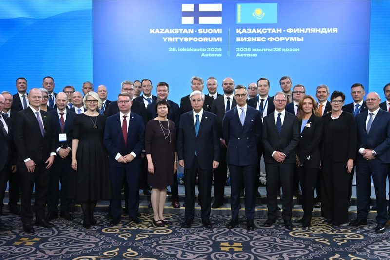 Presidentti Tokajev kiittelee suomalaisia yrityksiä Kazakstaniin toimitetuista ratkaisuista