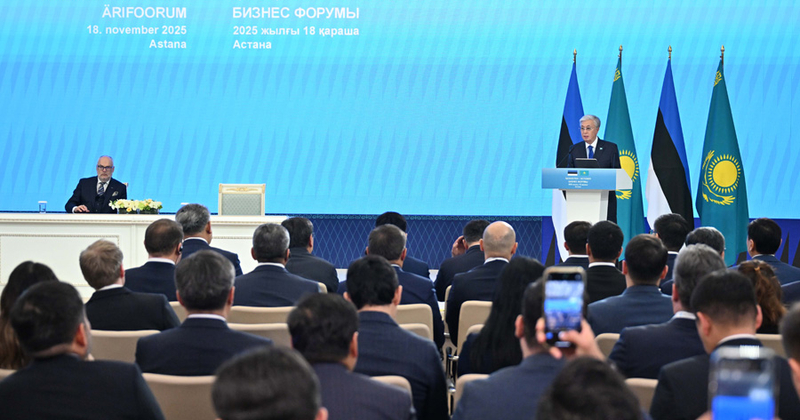 Viron presidentti vieraili yritysdelegaation kanssa Kazakstanissa
