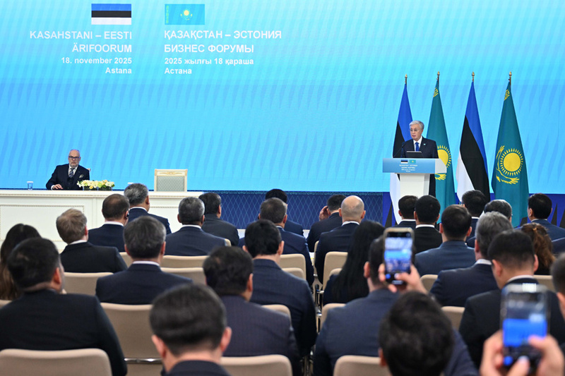 Viron presidentti vieraili yritysdelegaation kanssa Kazakstanissa